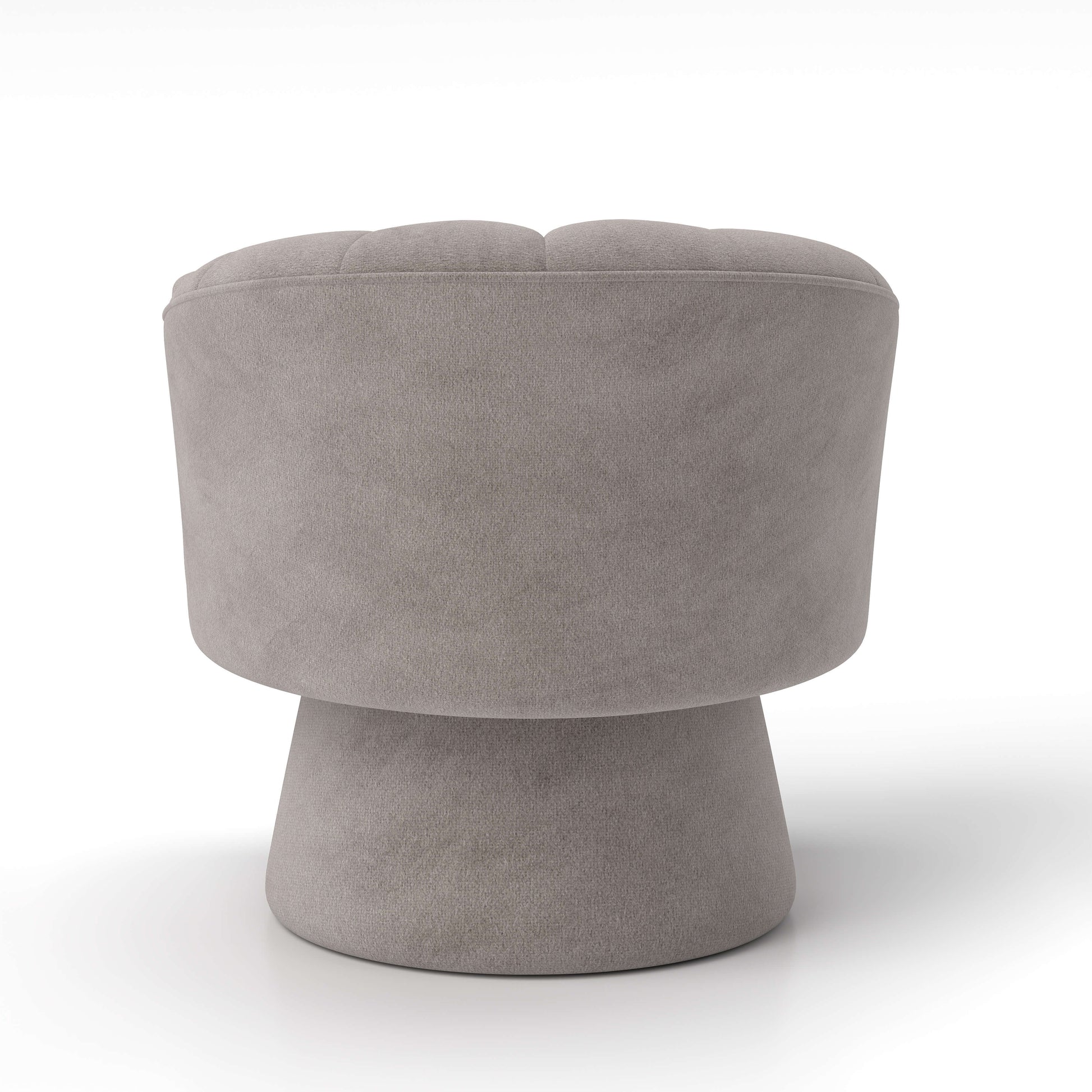 SEYNAR Modern Glam Velvet Upholstered Round Swivel Accent Arm Barrel Chair for Living Room(Single/Set of 2)