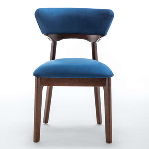 SEYNAR Modern Velvet Dining Chairs with Solid Wood Legs Set of 2/4/6