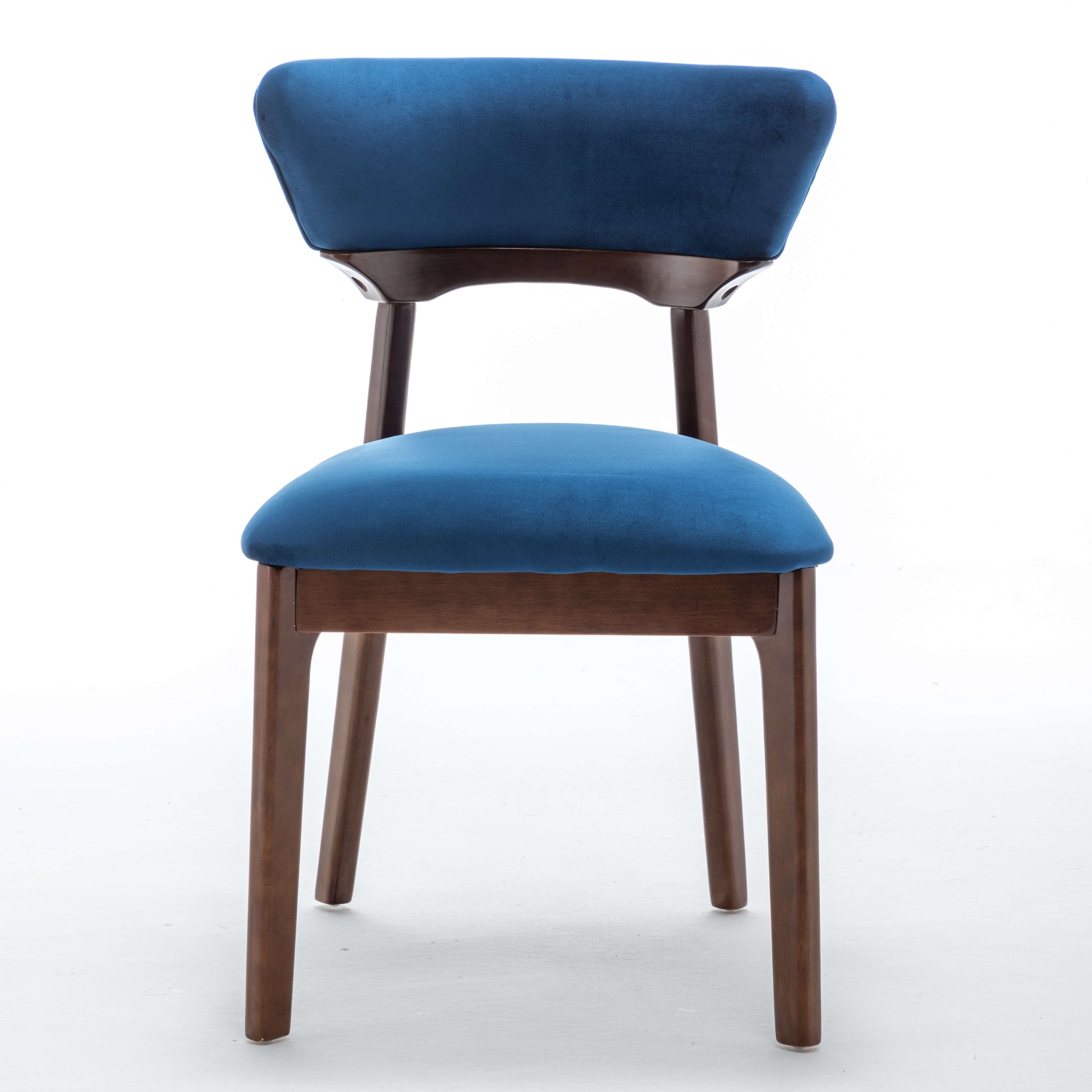SEYNAR Modern Velvet Dining Chairs with Solid Wood Legs Set of 2/4/6