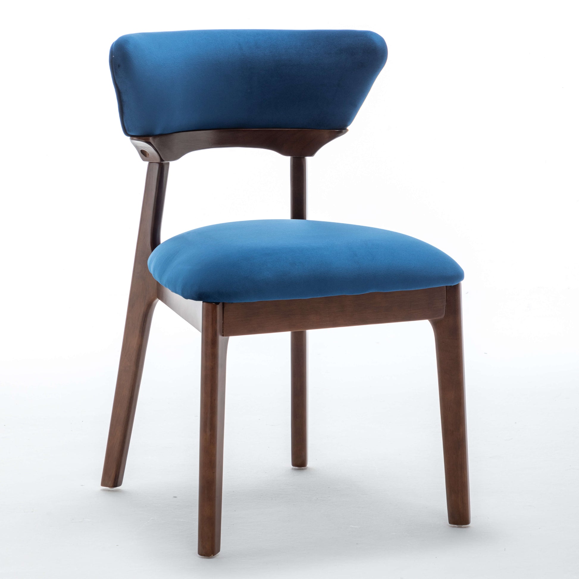SEYNAR Modern Velvet Dining Chairs with Solid Wood Legs Set of 2/4/6