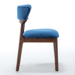 SEYNAR Modern Velvet Dining Chairs with Solid Wood Legs Set of 2/4/6