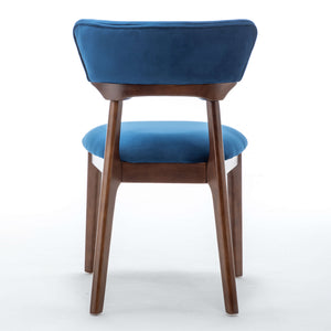 SEYNAR Modern Velvet Dining Chairs with Solid Wood Legs Set of 2/4/6