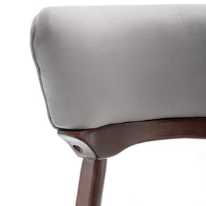 SEYNAR Modern Velvet Dining Chairs with Solid Wood Legs Set of 2/4/6