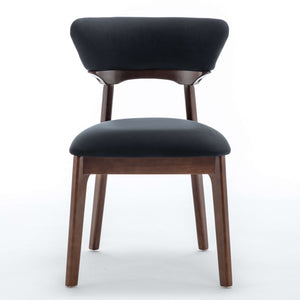 SEYNAR Modern Velvet Dining Chairs with Solid Wood Legs Set of 2/4/6