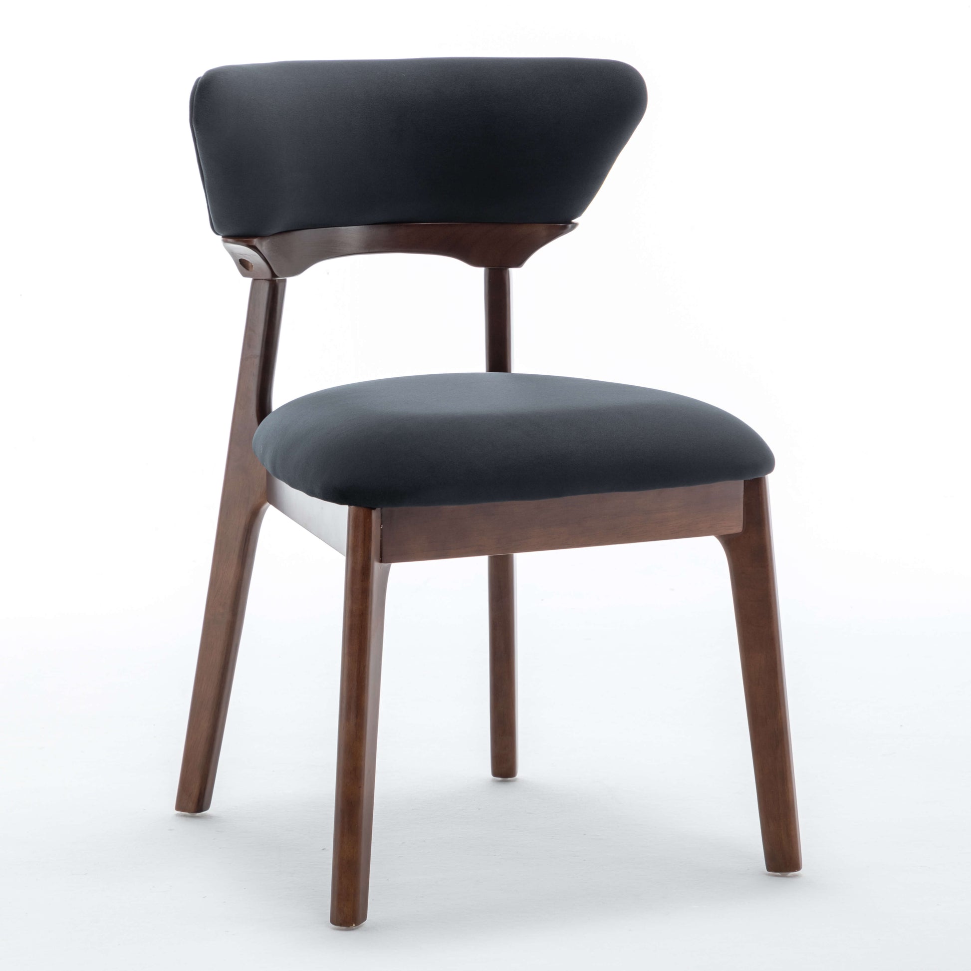 SEYNAR Modern Velvet Dining Chairs with Solid Wood Legs Set of 2/4/6