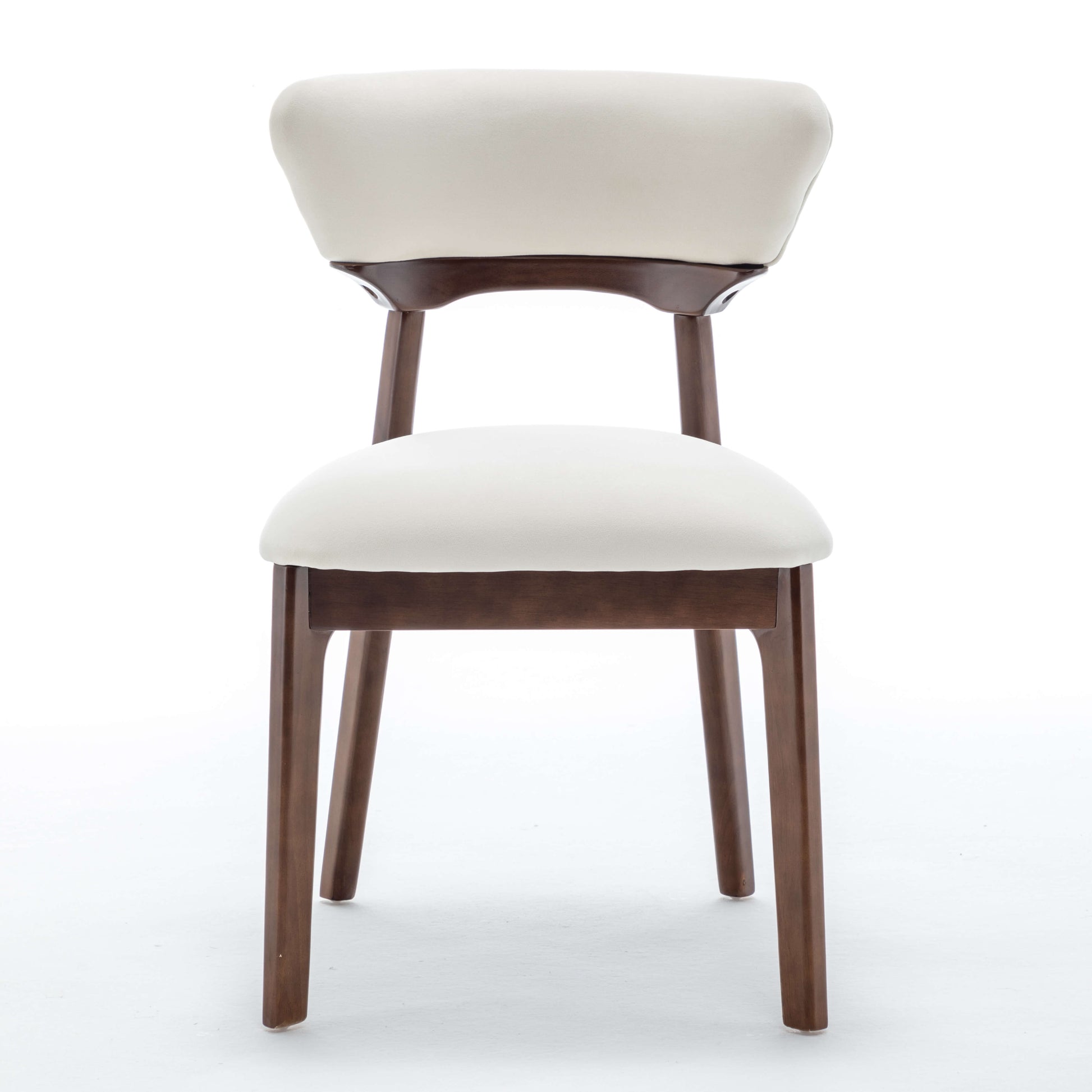 SEYNAR Modern Velvet Dining Chairs with Solid Wood Legs Set of 2/4/6