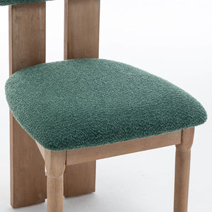 SEYNAR Set of 2/4/6 Modern Linen Upholstered Dining Chairs with Bolster Backrest