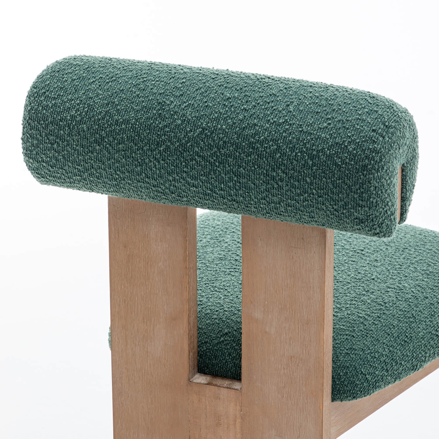 SEYNAR Set of 2/4/6 Modern Linen Upholstered Dining Chairs with Bolster Backrest