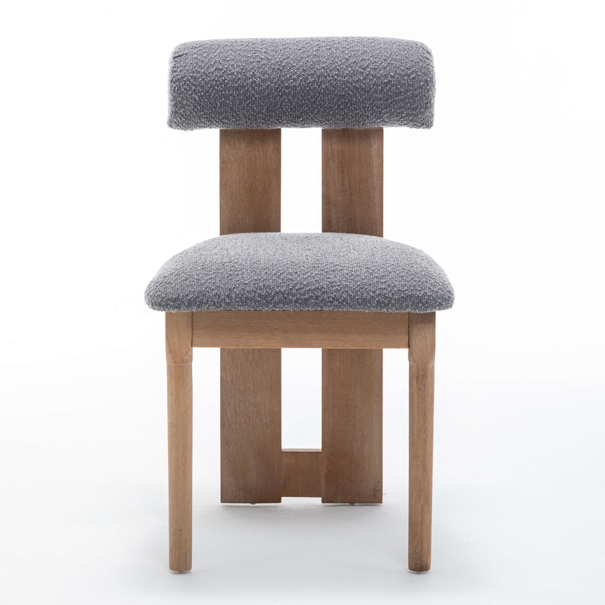 SEYNAR Set of 2/4/6 Modern Linen Upholstered Dining Chairs with Bolster Backrest