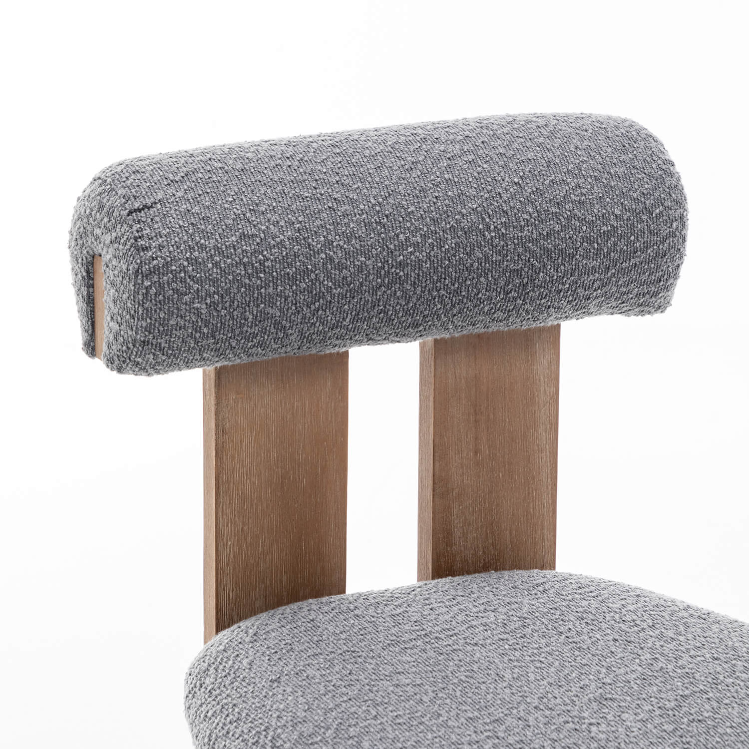 SEYNAR Set of 2/4/6 Modern Linen Upholstered Dining Chairs with Bolster Backrest