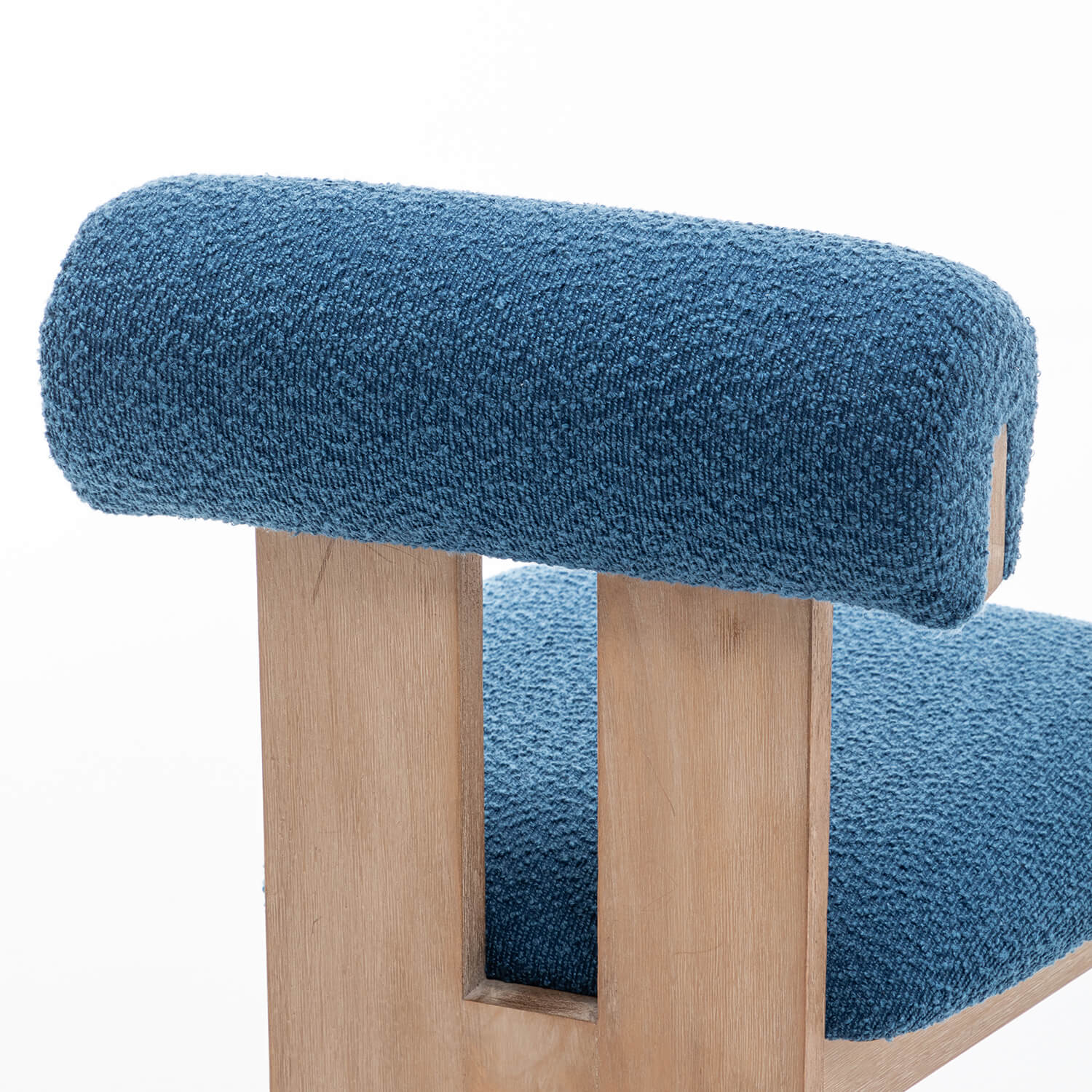 SEYNAR Set of 2/4/6 Modern Linen Upholstered Dining Chairs with Bolster Backrest