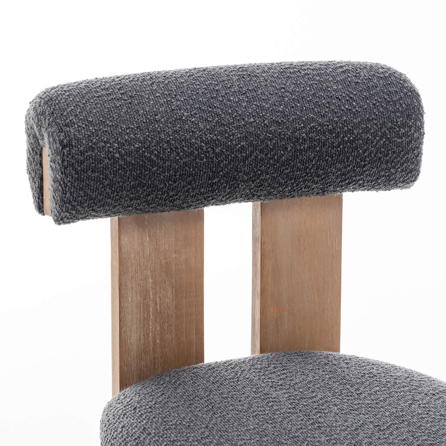SEYNAR Set of 2/4/6 Modern Linen Upholstered Dining Chairs with Bolster Backrest