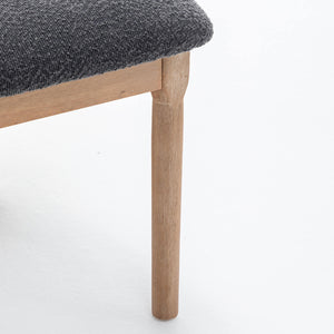 SEYNAR Set of 2/4/6 Modern Linen Upholstered Dining Chairs with Bolster Backrest
