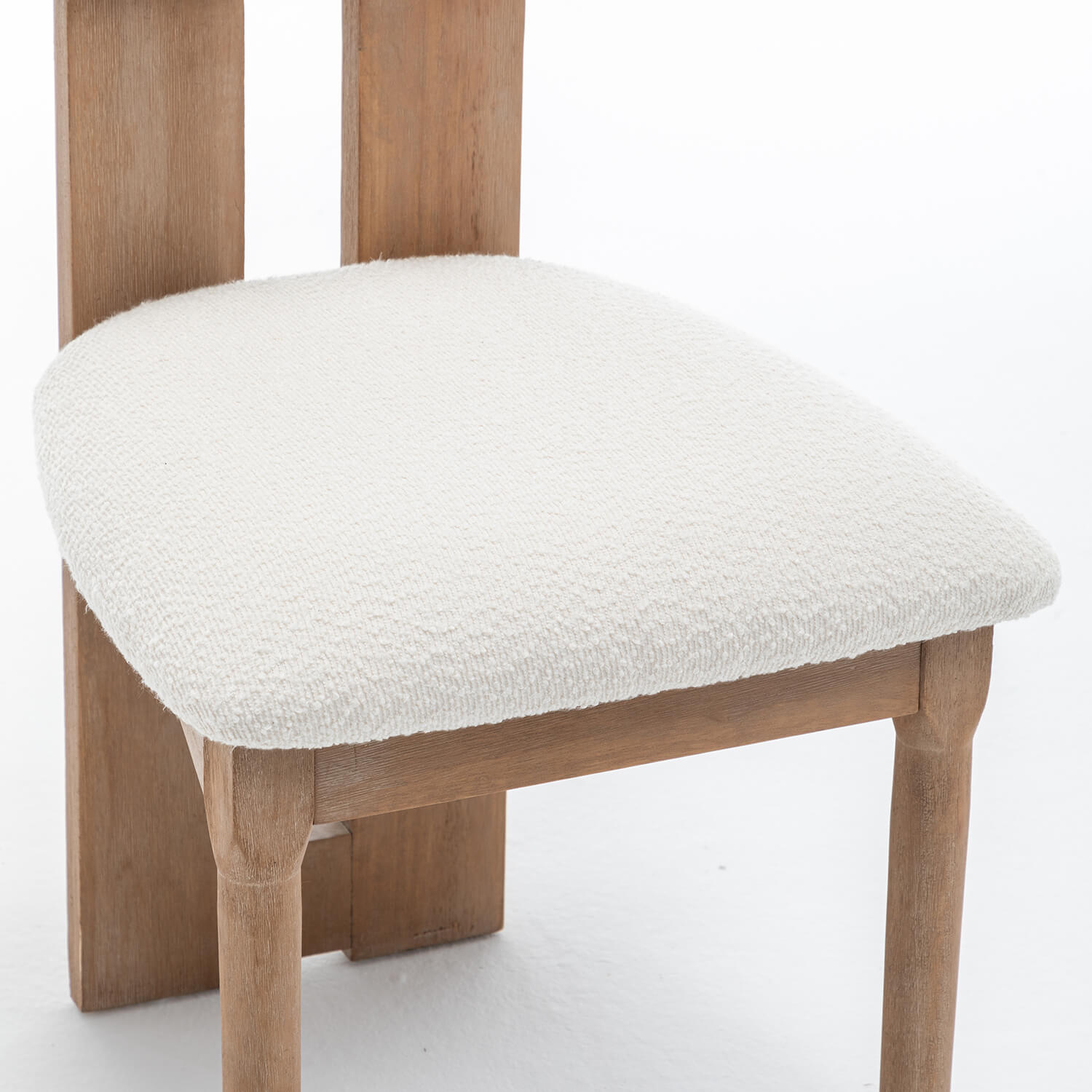 SEYNAR Set of 2/4/6 Modern Linen Upholstered Dining Chairs with Bolster Backrest