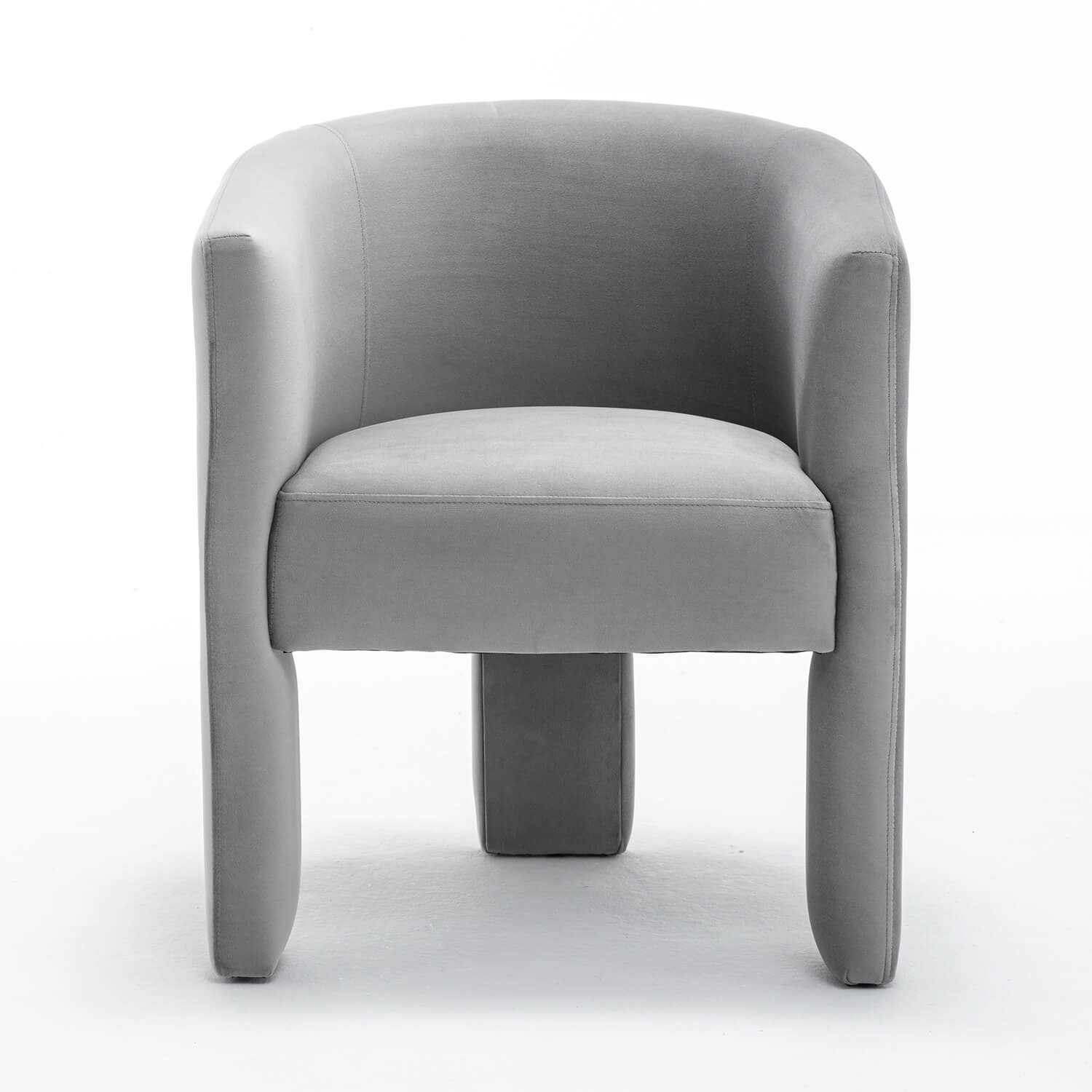 SEYNAR Modern Velvet Accent Chair, Upholstered Barrel Chair with Unique Solid Base for Living Room Soft Club Chair(Single/Set of 2/4/6)
