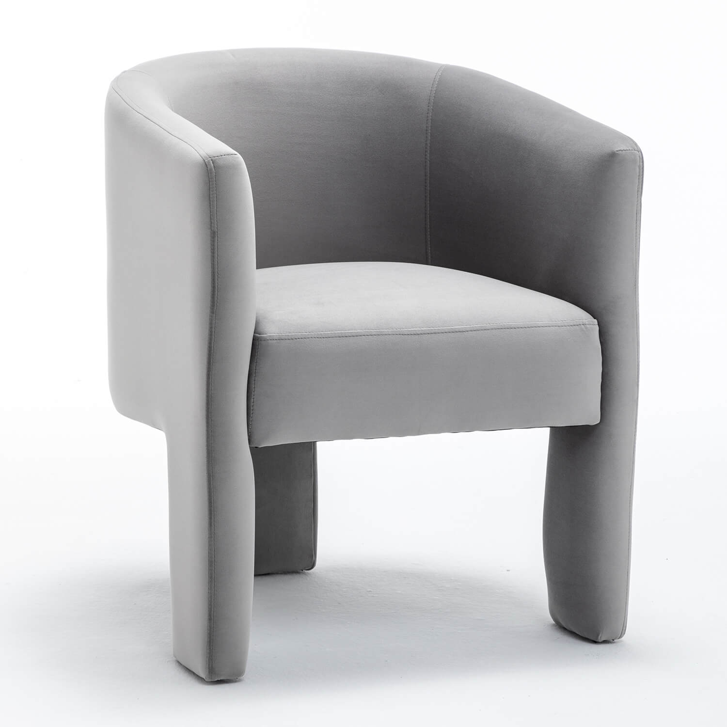 SEYNAR Modern Velvet Accent Chair, Upholstered Barrel Chair with Unique Solid Base for Living Room Soft Club Chair(Single/Set of 2/4/6)