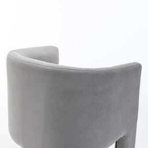 SEYNAR Modern Velvet Accent Chair, Upholstered Barrel Chair with Unique Solid Base for Living Room Soft Club Chair(Single/Set of 2/4/6)
