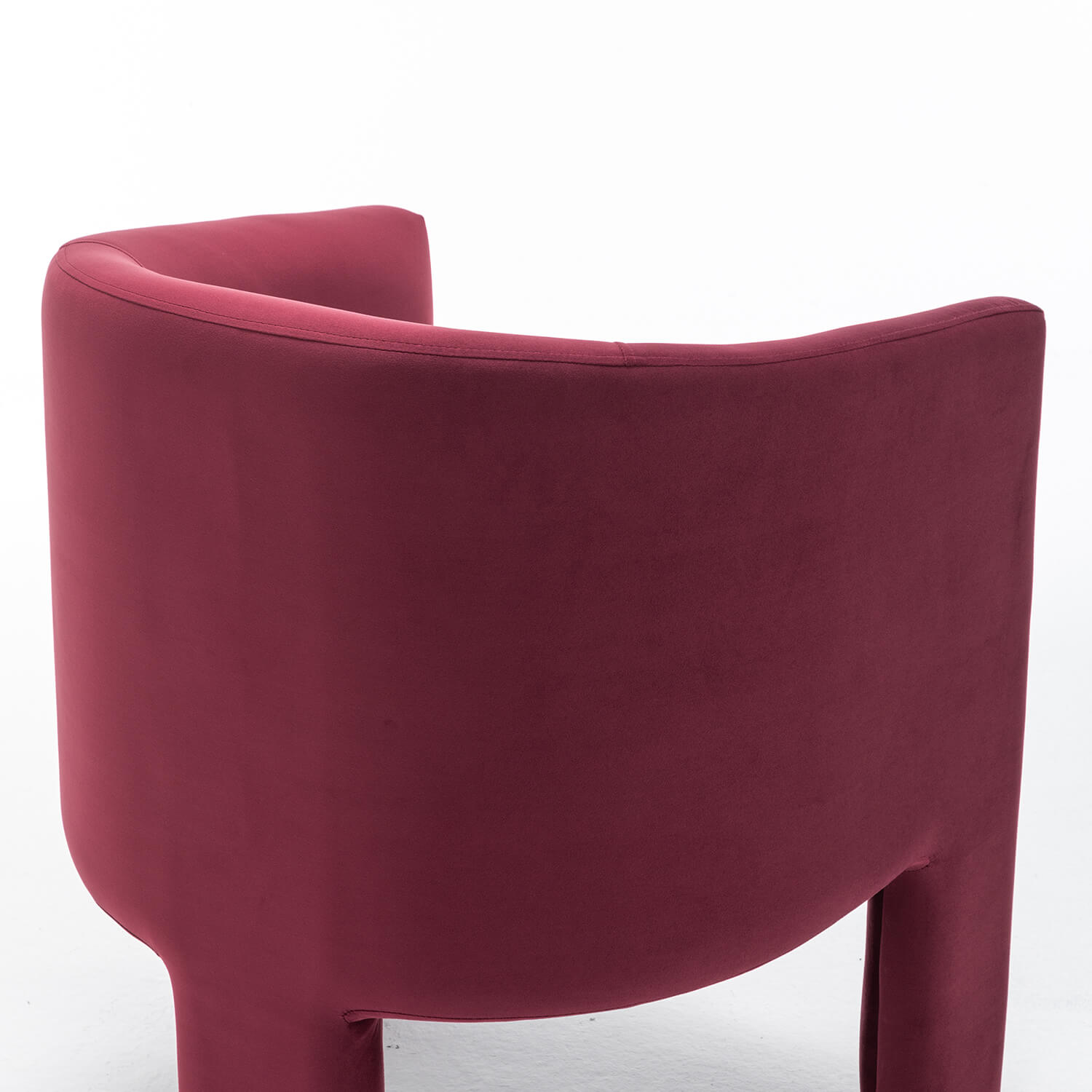 SEYNAR Modern Velvet Accent Chair, Upholstered Barrel Chair with Unique Solid Base for Living Room Soft Club Chair(Single/Set of 2/4/6)