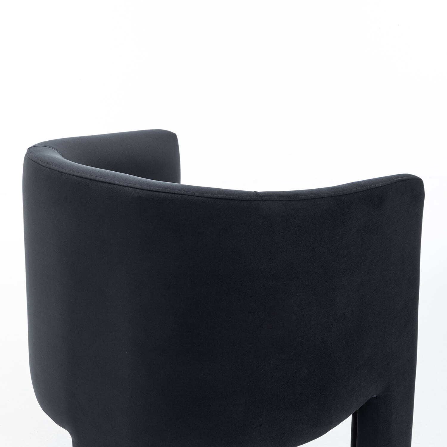 SEYNAR Modern Velvet Accent Chair, Upholstered Barrel Chair with Unique Solid Base for Living Room Soft Club Chair(Single/Set of 2/4/6)