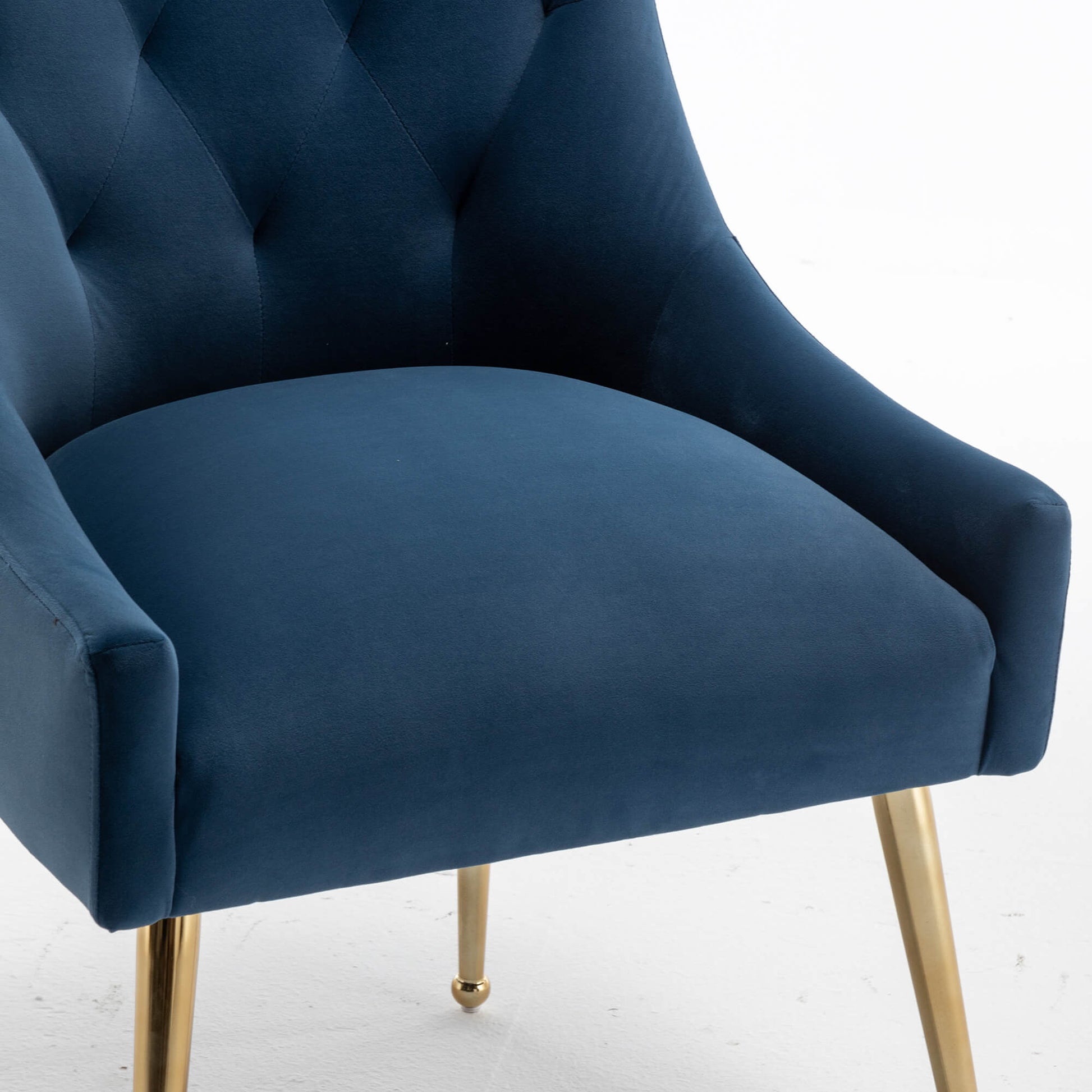 SEYNAR Modern Dining Chairs Set of 2/4/6, Upholstered Accent Chair Tufted Back Armless Chair with Back Pull