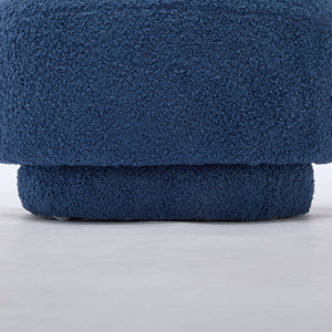 SEYNAR Modern Teddy Upholstered Mushroom Shape Ottoman