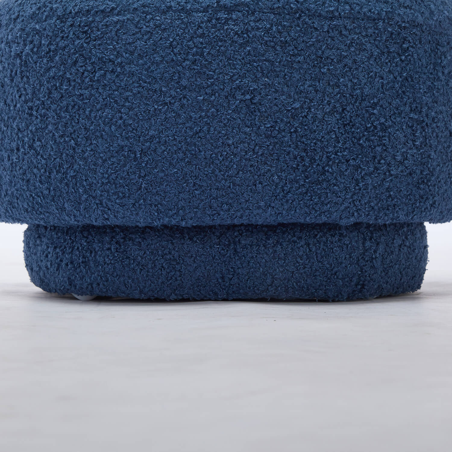 SEYNAR Modern Teddy Upholstered Mushroom Shape Ottoman