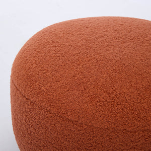 SEYNAR Modern Teddy Upholstered Mushroom Shape Ottoman