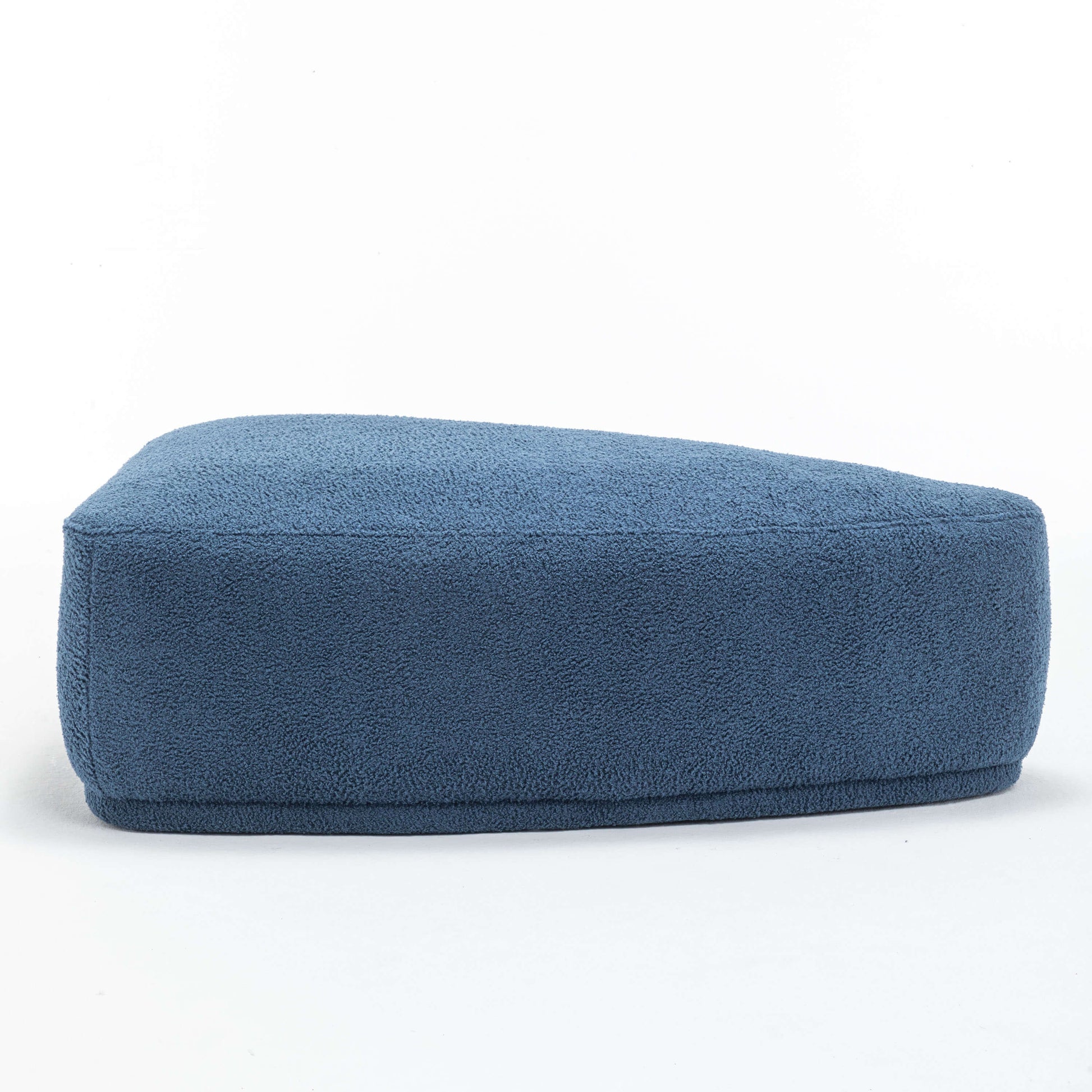 SEYNAR Modern 43'' Teddy Fabric Ottoman Bench