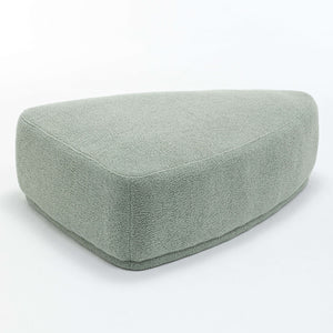 SEYNAR Modern 43'' Teddy Fabric Ottoman Bench