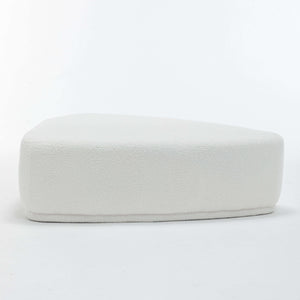 SEYNAR Modern 43'' Teddy Fabric Ottoman Bench
