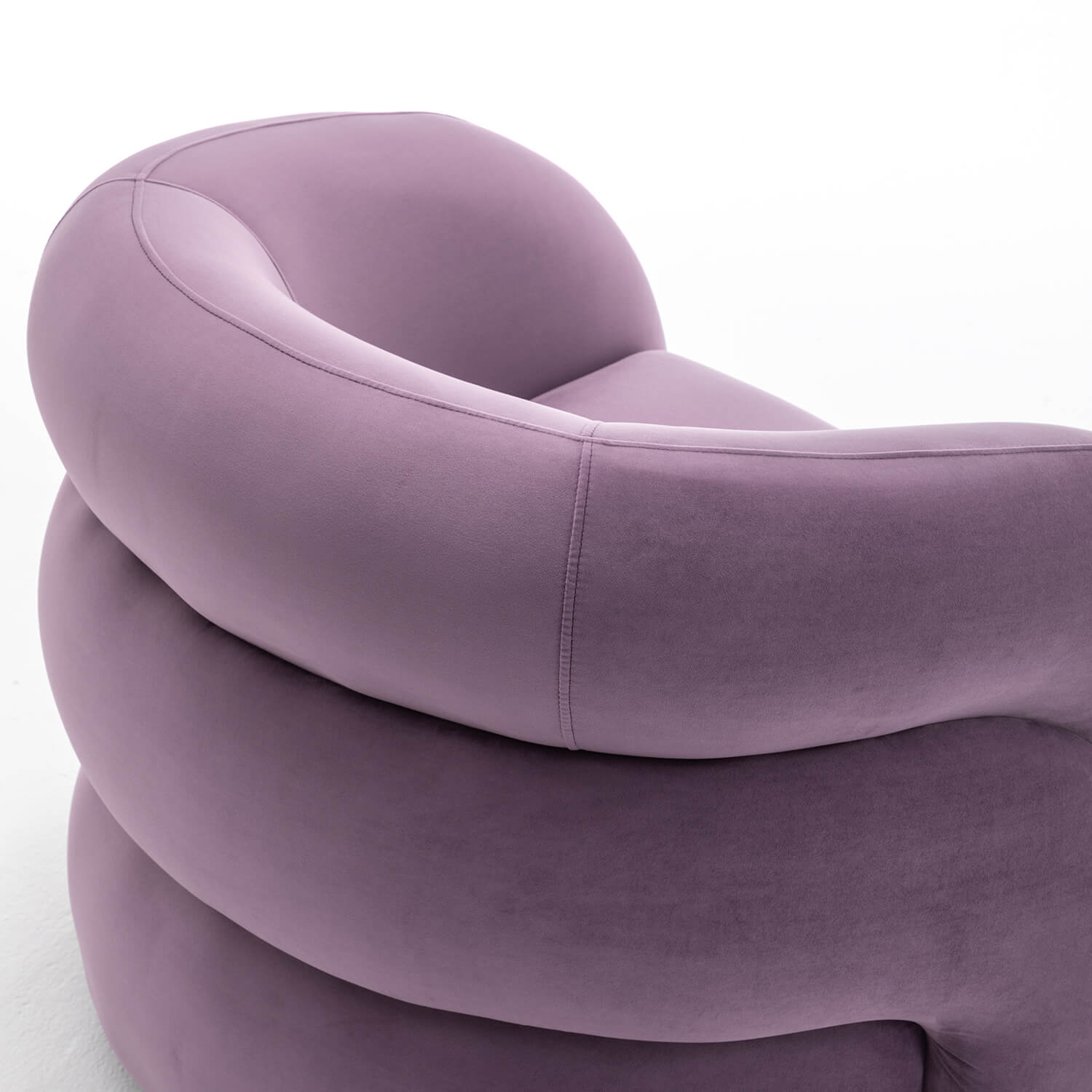 SEYNAR Modern Glam Velvet 360 Degree Swivel Accent Armchair with Tufted Back