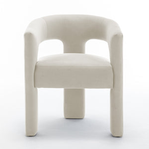 SEYNAR Upholstered Dining Chair - Beige (Imperfect)