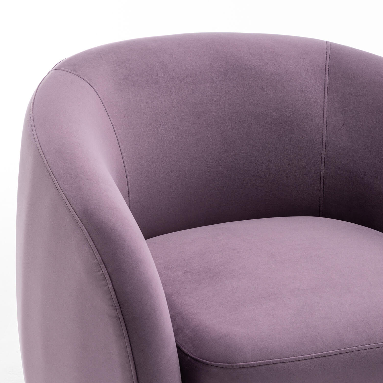 SEYNAR Modern Glam Velvet Upholstered 360 Degree Swivel Accent Armchair(Single/Set of 2)