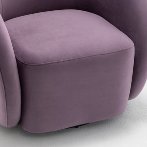 SEYNAR Modern Glam Velvet Upholstered 360 Degree Swivel Accent Armchair(Single/Set of 2)