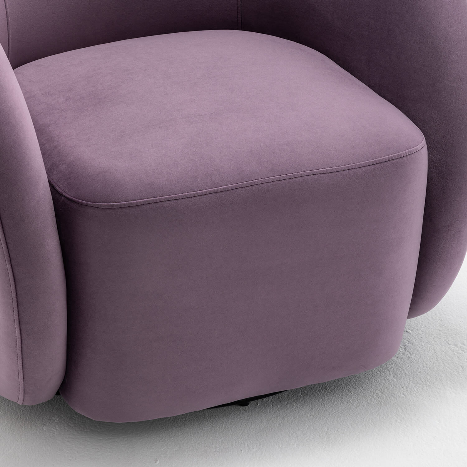 SEYNAR Modern Glam Velvet Upholstered 360 Degree Swivel Accent Armchair(Single/Set of 2)