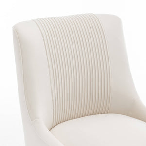 SEYNAR Contempoary Velvet Dining Chair Set of 2/4/6 with Metal Frame Legs and Back Pull