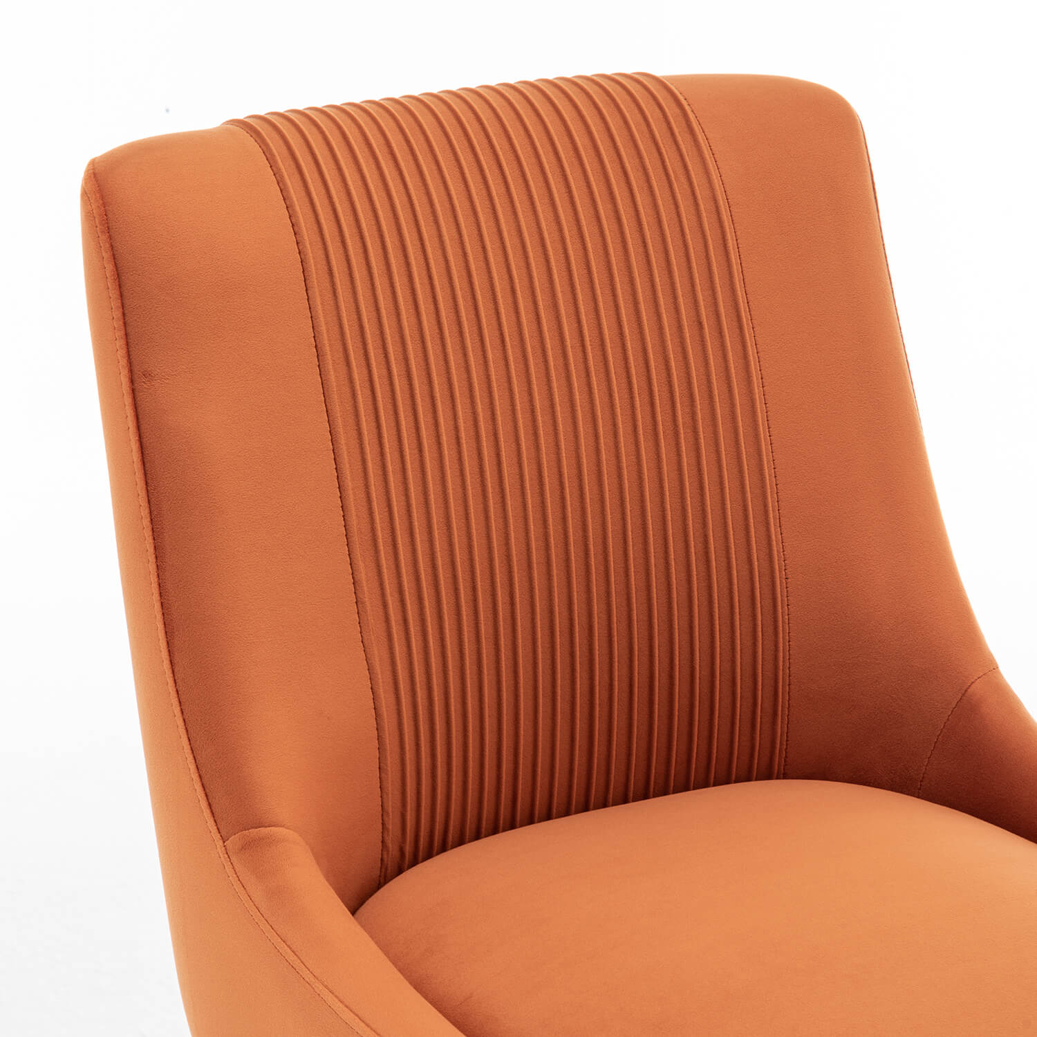 SEYNAR Contempoary Velvet Dining Chair Set of 2/4/6 with Metal Frame Legs and Back Pull