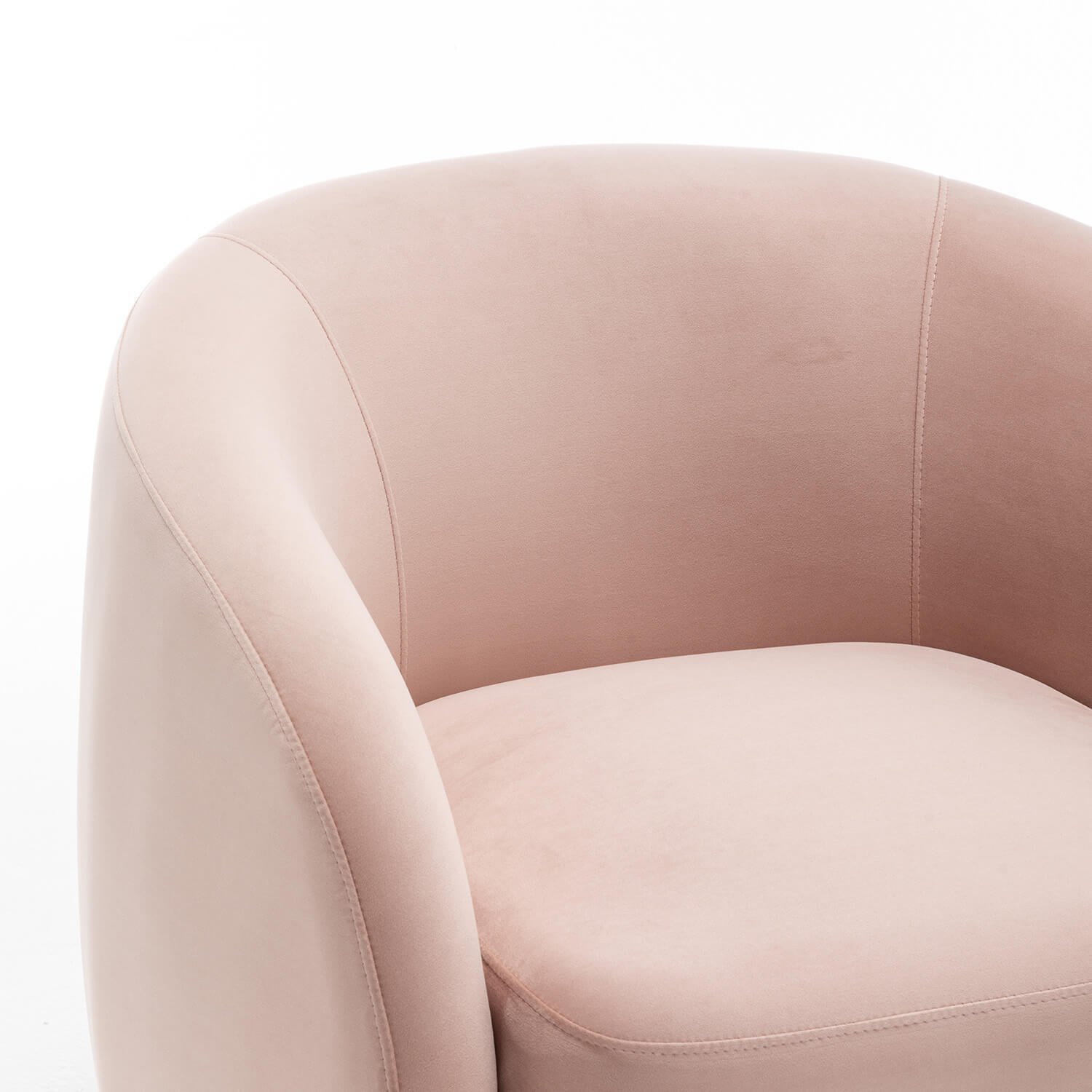 SEYNAR Modern Glam Velvet Upholstered 360 Degree Swivel Accent Armchair(Single/Set of 2)