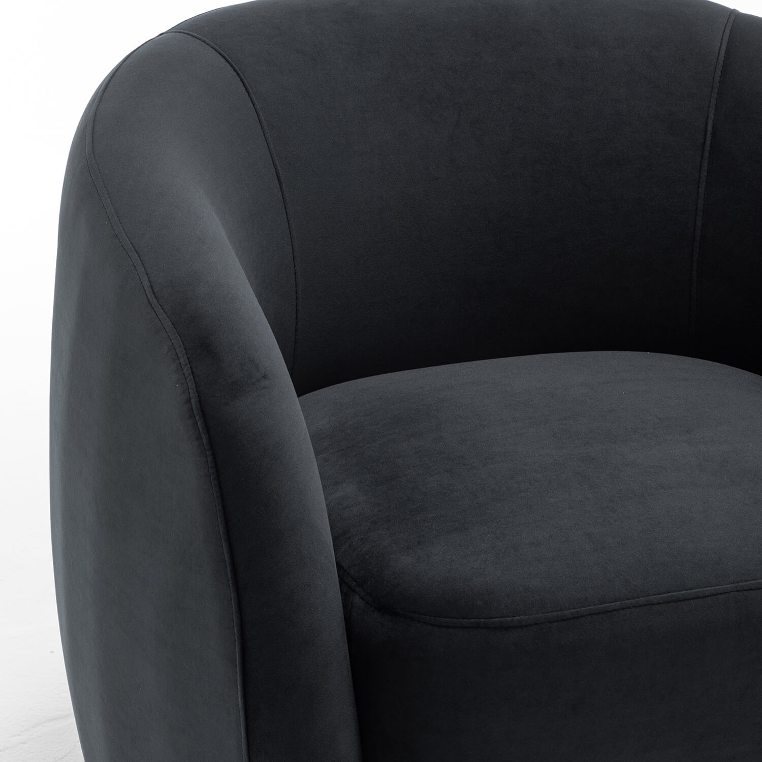 SEYNAR Modern Glam Velvet Upholstered 360 Degree Swivel Accent Armchair(Single/Set of 2)