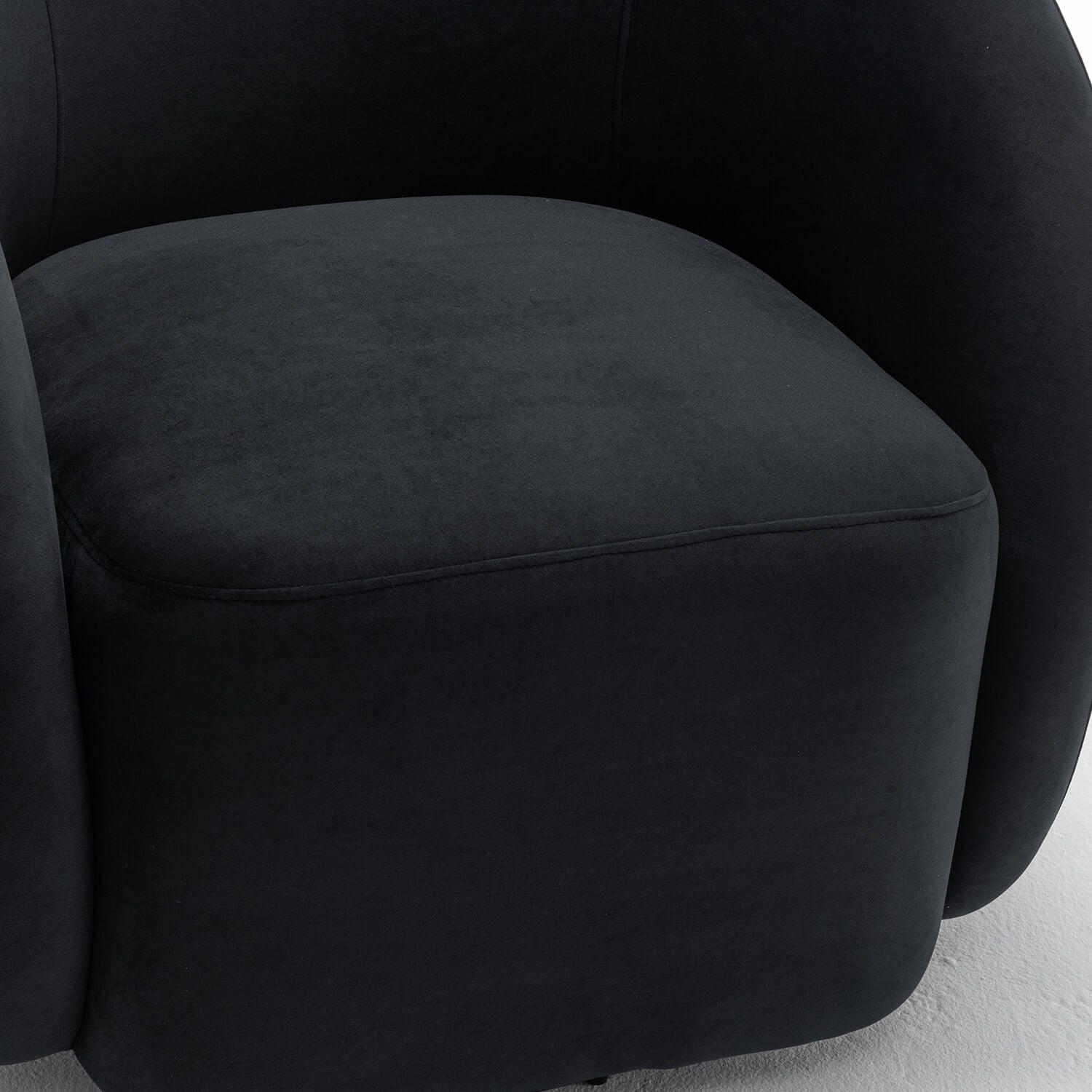 SEYNAR Modern Glam Velvet Upholstered 360 Degree Swivel Accent Armchair(Single/Set of 2)