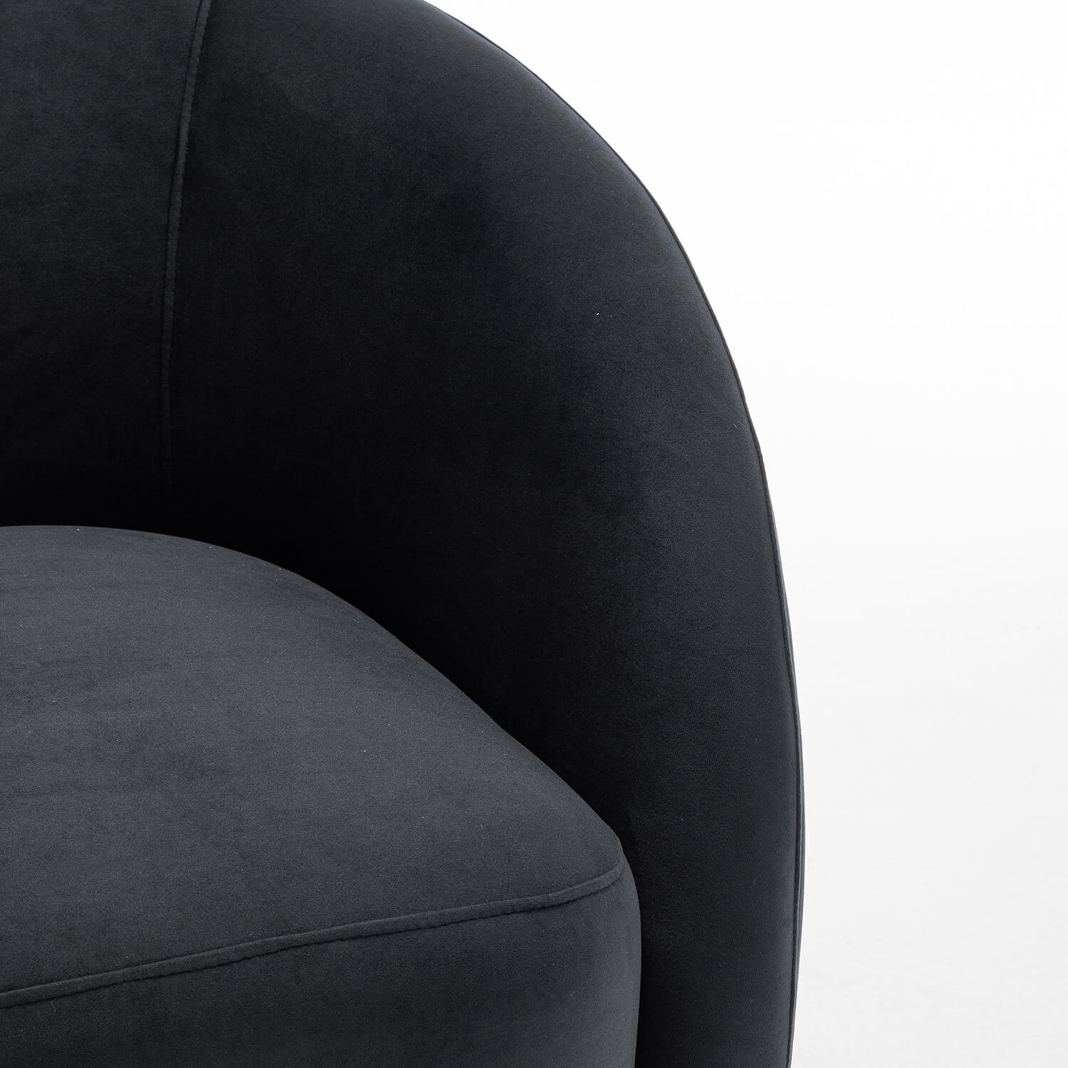SEYNAR Modern Glam Velvet Upholstered 360 Degree Swivel Accent Armchair(Single/Set of 2)