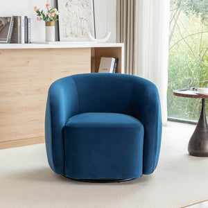 SEYNAR Modern Glam Velvet Upholstered 360 Degree Swivel Accent Armchair(Single/Set of 2)