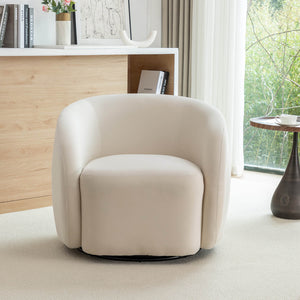 SEYNAR Modern Glam Velvet Upholstered 360 Degree Swivel Accent Armchair(Single/Set of 2)