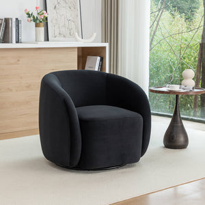 SEYNAR Modern Glam Velvet Upholstered 360 Degree Swivel Accent Armchair(Single/Set of 2)