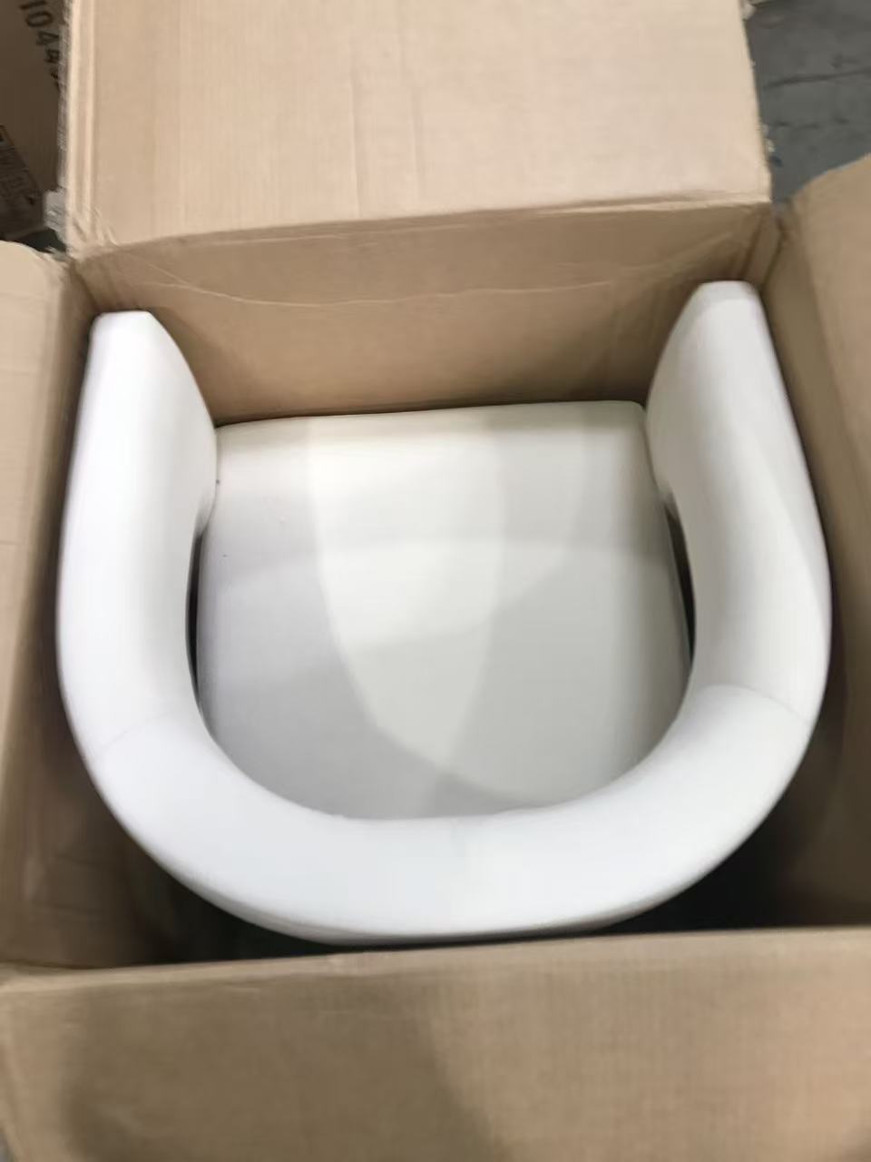SEYNAR Upholstered Dining Chair - Beige (Imperfect)