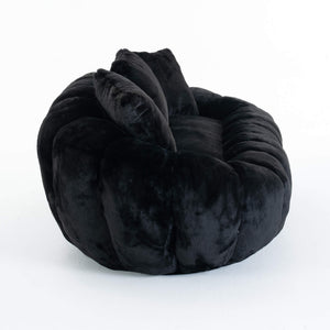 SEYNAR 75" Modern Loveseat Sofa with 3 Pillows, Cozy Faux Fur Double Couch for Living Room