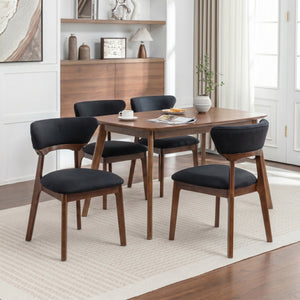 SEYNAR Modern Velvet Dining Chairs with Solid Wood Legs Set of 2/4/6