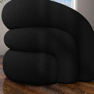 SEYNAR Modern Glam Velvet Accent Armchair with Tufted Back