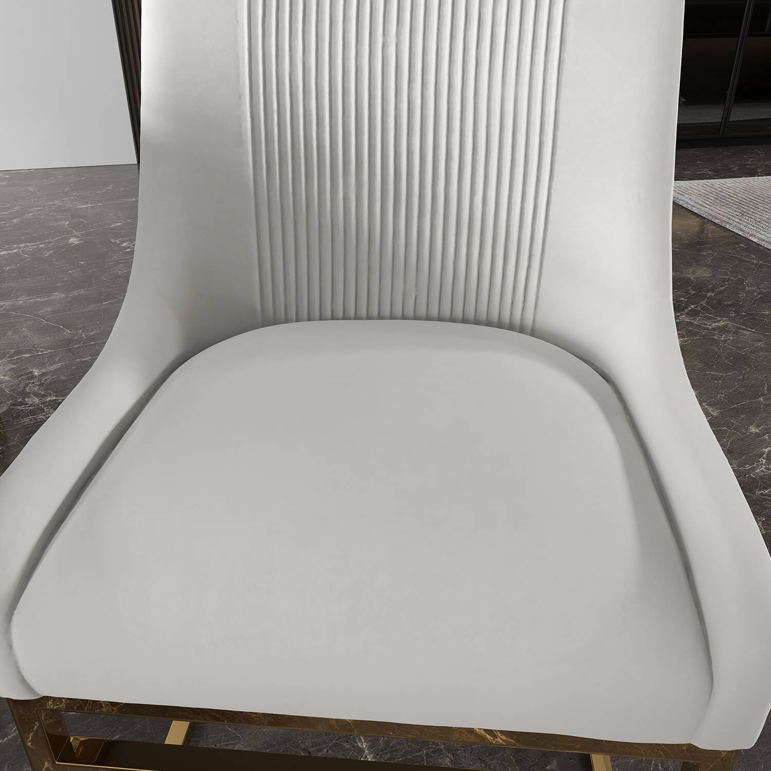 SEYNAR Contempoary Velvet Dining Chair with Metal Frame Legs, set of 2/4/6/8